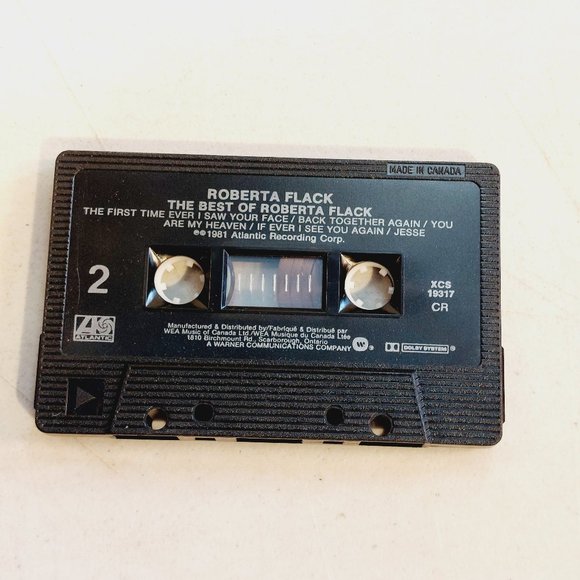 Roberta Flack~ The Best Of Roberta Flack (Cassette Tape, 1981) tested and works - Picture 3 of 3